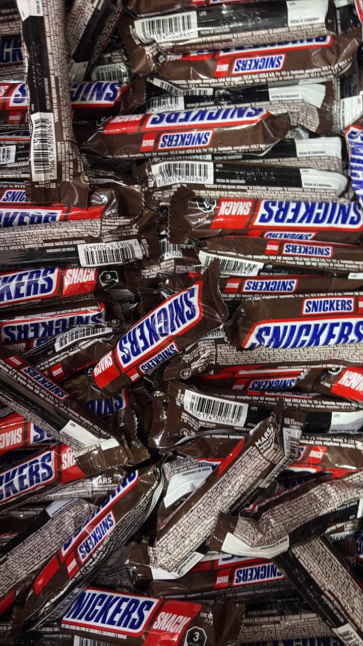 Snickers minis en caja