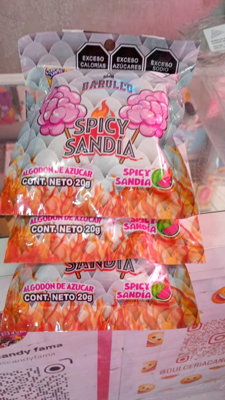 Algodon de azucar spicy sandia